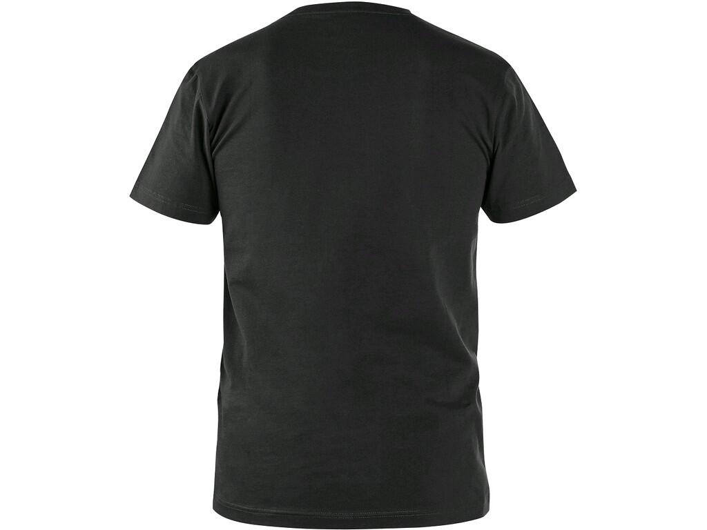 Tričko CXS NOLAN, krátký rukáv, černé, vel. M